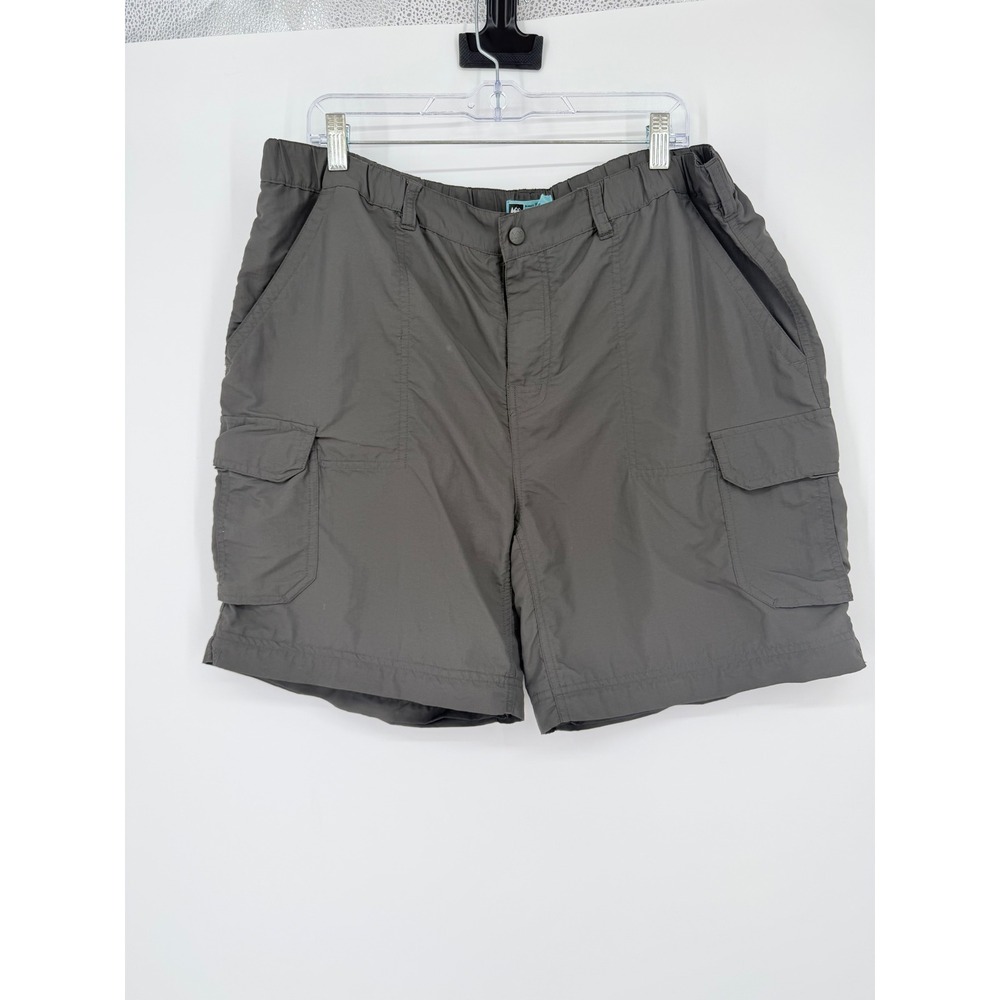 REI Women Shorts 16 Gray Hiking Outdoor Cargo Gorpcore Camping Utility Trail